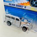 1996 Hot Wheels Silver Series II 40s Woodie Ford cromado 5SP base ZAMAC