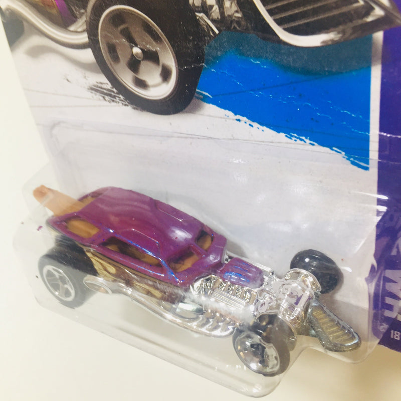 2013 Hot Wheels HW Showroom Surf Crate morado 5SP con SK5 base ZAMAC