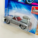 2004 Hot Wheels First Editions Tooned 1963 Corvette 093 gris metálico 5SP