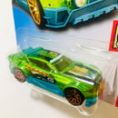 2018 Hot Wheels HW Daredevils Rally Cat verde 10SP