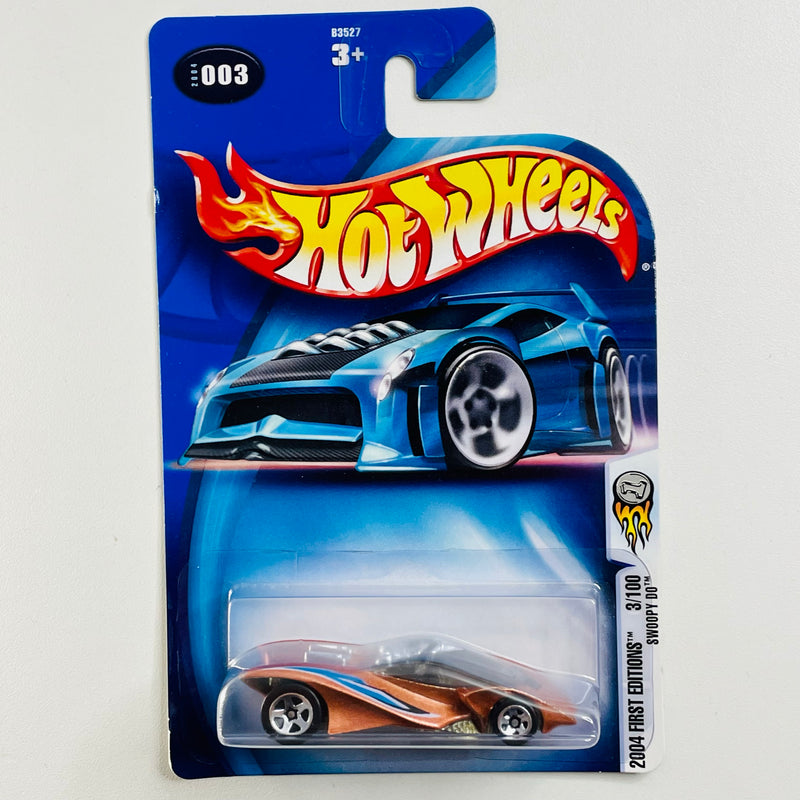 2004 Hot Wheels First Editions Swoopy Do 003 cobre metálico 5SP base ZAMAC