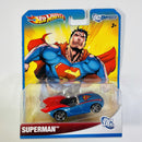 2012 Hot Wheels Character Cars DC Universe Superman azul PR5