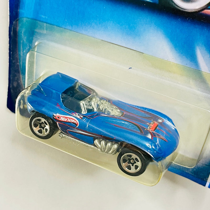 2003 Hot Wheels Cat-A-Pult 209 azul metálico 5SP