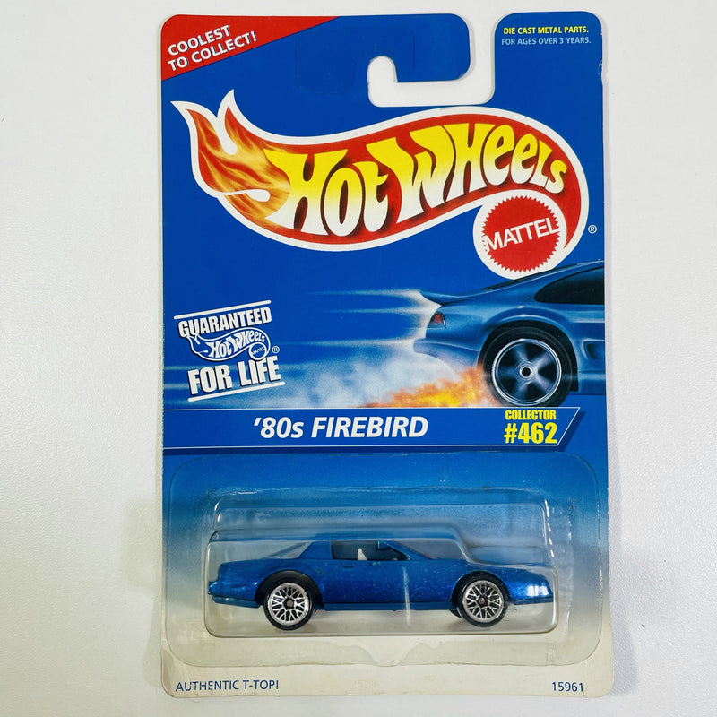 1996 Hot Wheels 80s Firebird 462 azul LW