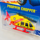 1997 Hot Wheels Propper Chopper 185 amarillo con rojo