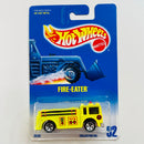 1997 Hot Wheels Fire Eater 882 amarillo fluorescente 5SP