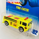 1997 Hot Wheels Fire Eater 882 amarillo fluorescente 5SP
