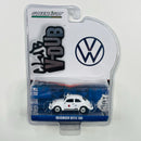 2022 Greenlight Club V-Dub Limited Edition Volkswagen Beetle Taxi blanco Llantas de Goma