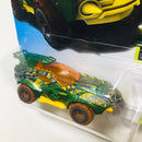 2018 Hot Wheels Dino Riders Sting Rod II verde BLOR