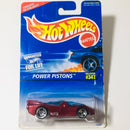 1996 Hot Wheels Power Pistons 347 rojo SB base ZAMAC
