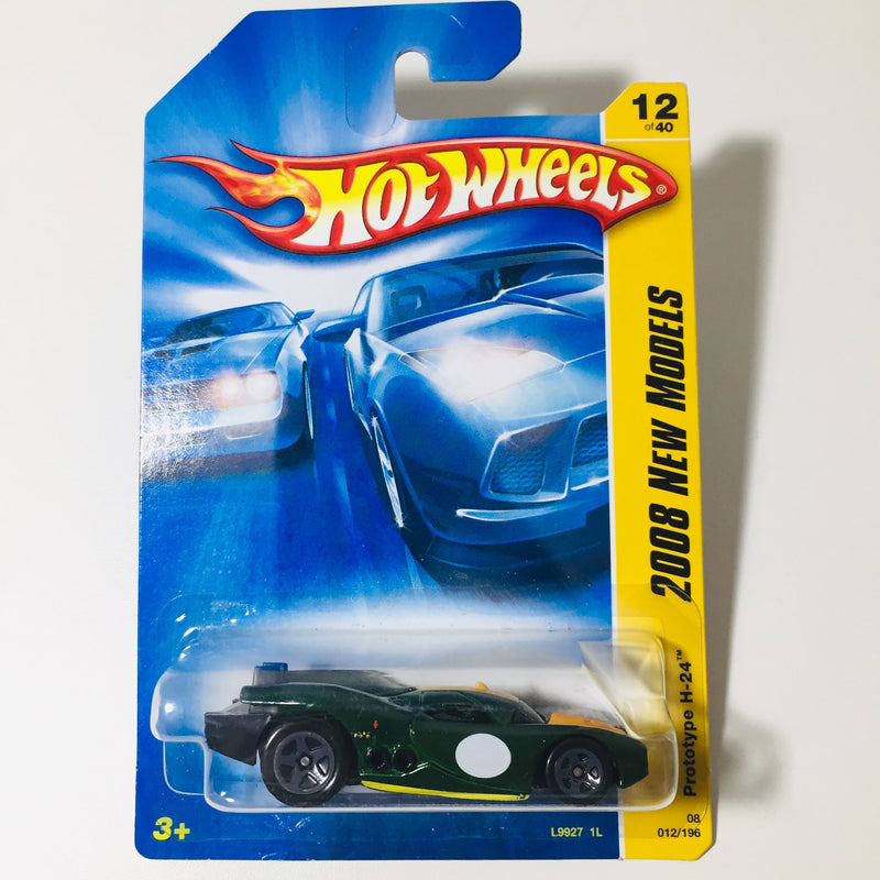 2008 Hot Wheels New Models Prototype H-24 verde 5SP