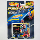 1997 Hot Wheels Pro Racing Premium 1st Edition Short Track Ted Musgrave 16 Primestar Ford Thunderbird azul con rojo Llantas de Goma
