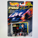 1997 Hot Wheels Pro Racing Premium 1st Edition Short Track Geoff Bodine 7 QVC Ford Thunderbird negro Llantas de Goma