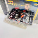 1997 Hot Wheels Pro Racing Premium 1st Edition Short Track Geoff Bodine 7 QVC Ford Thunderbird negro Llantas de Goma