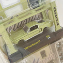 2022 M2 Machines Model Kit Limited Edition 1/9,750 1968 Ford Mustang GT R45 verde Llantas de Goma