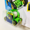 2018 Hot Wheels Experimotors Emoticar verde RA6 base ZAMAC