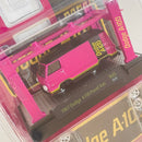 2022 M2 Machines Model Kit Limited Edition 1/9,750 1967 Dodge A100 Panel Van R45 fucsia Llantas de Goma