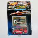 1992 Hot Wheels Pro Circuit Kenny Bernstein King Kenny Ford Probe Funny Car Quaker State rojo PC5 base ZAMAC