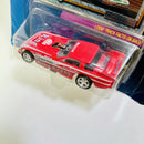 1992 Hot Wheels Pro Circuit Kenny Bernstein King Kenny Ford Probe Funny Car Quaker State rojo PC5 base ZAMAC