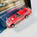1992 Hot Wheels Pro Circuit Kenny Bernstein King Kenny Ford Probe Funny Car Quaker State rojo PC5 base ZAMAC