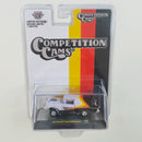 2021 M2 Machines Competition Cams Limited Edition 1/7,480 1957 Chevrolet Sedan Delivery Gasser GS09 blanco con negro Llantas de Goma