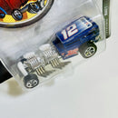 2001 Hot Wheels Racing 12 Mobil 1 Way 2 Fast azul 5SP base ZAMAC