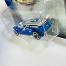 2001 Hot Wheels Racing 6 Pfizer The Demon plata con azul 3SP base ZAMAC