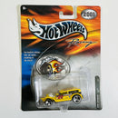 2001 Hot Wheels Racing 22 CAT Caterpillar The Demon amarillo 3SP base ZAMAC