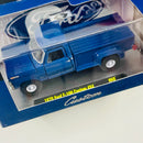 2021 M2 Machines Auto-Thentics Limited Edition 1/8,400 1970 Ford F-100 Custom 4x4 R68 azul Llantas de Goma