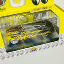 2022 M2 Machines Ground Pounders Mooneyes Limited Edition 1/9,000 1949 Mercury R23 amarillo Llantas de Goma