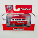 2021 M2 Machines Detroit Muscle Limited Edition 1/9,600 Edelbrock 1965 Ford Falcon Club Wagon R61 rojo Llantas de Goma