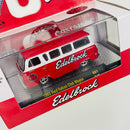 2021 M2 Machines Detroit Muscle Limited Edition 1/9,600 Edelbrock 1965 Ford Falcon Club Wagon R61 rojo Llantas de Goma