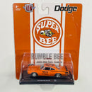 2020 M2 Machines Auto-Drivers Limited Edition 1/7,980 Rumble Bee 1970 Dodge Super Bee 383 R72 naranja Llantas de Goma