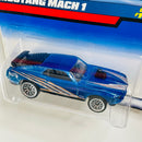 1999 Hot Wheels Mustang Mach 1 1105 azul metálico LW