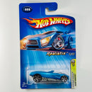2005 Hot Wheels First Editions Realistix Pocket Bikester 008 azul metálico PR5 base ZAMAC
