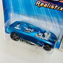 2005 Hot Wheels First Editions Realistix Pocket Bikester 008 azul metálico PR5 base ZAMAC