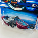 2006 Hot Wheels First Editions Quad Rod 027 rojo OH5 con MC3 base ZAMAC
