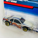 2000 Hot Wheels 90 Ford T-Bird plata cromado LW base ZAMAC