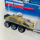 1998 Hot Wheels Radar Ranger 782 dorado metálico SB base ZAMAC