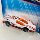 2004 Hot Wheels Track Aces Aeroflash 208 blanco con naranja 10SP