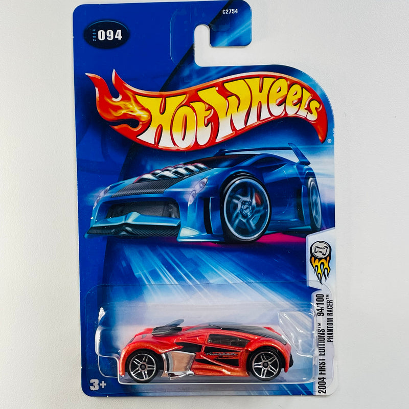 2004 Hot Wheels First Editions Phantom Racer 094 naranja PR5