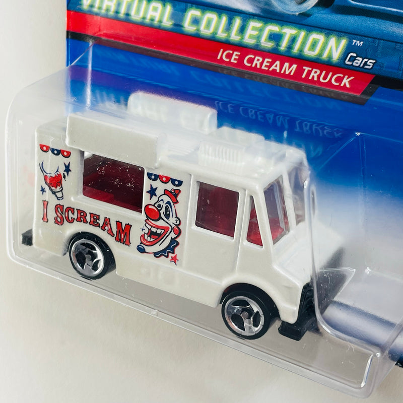 2000 Hot Wheels Virtual Collection Ice Cream Truck blanco 3SP