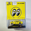 2021 M2 Machines Limited Edition 1/8,250 Mooneyes 1955 Chevrolet Bel Air Gasser GS08 amarillo Llantas de Goma