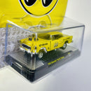 2021 M2 Machines Limited Edition 1/8,250 Mooneyes 1955 Chevrolet Bel Air Gasser GS08 amarillo Llantas de Goma
