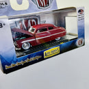 2018 M2 Machines Auto-Thentics Limited Edition 1/6,000 1949 Mercury Coupe R47 rojo Llantas de Goma