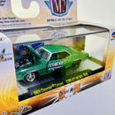 2014 M2 Machines Detroit Muscle 1969 Chevrolet Camaro COPO 427 Nickey R26 verde Llantas de Goma