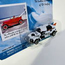 2000 Johnny Lightning Surf Rods Cowabunga Boys Ambulance Meat Wagon blanco con negro