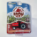 2018 Greenlight Down On The Farm Series 1 1981 Tractor rojo Llantas de Goma