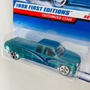 1998 Hot Wheels First Editions Customized C3500 Chevrolet verde metálico 5DOT Primera Edición