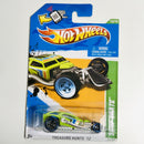 2012 Hot Wheels Treasure Hunts Surf Crate verde OH5 con SK5 base ZAMAC